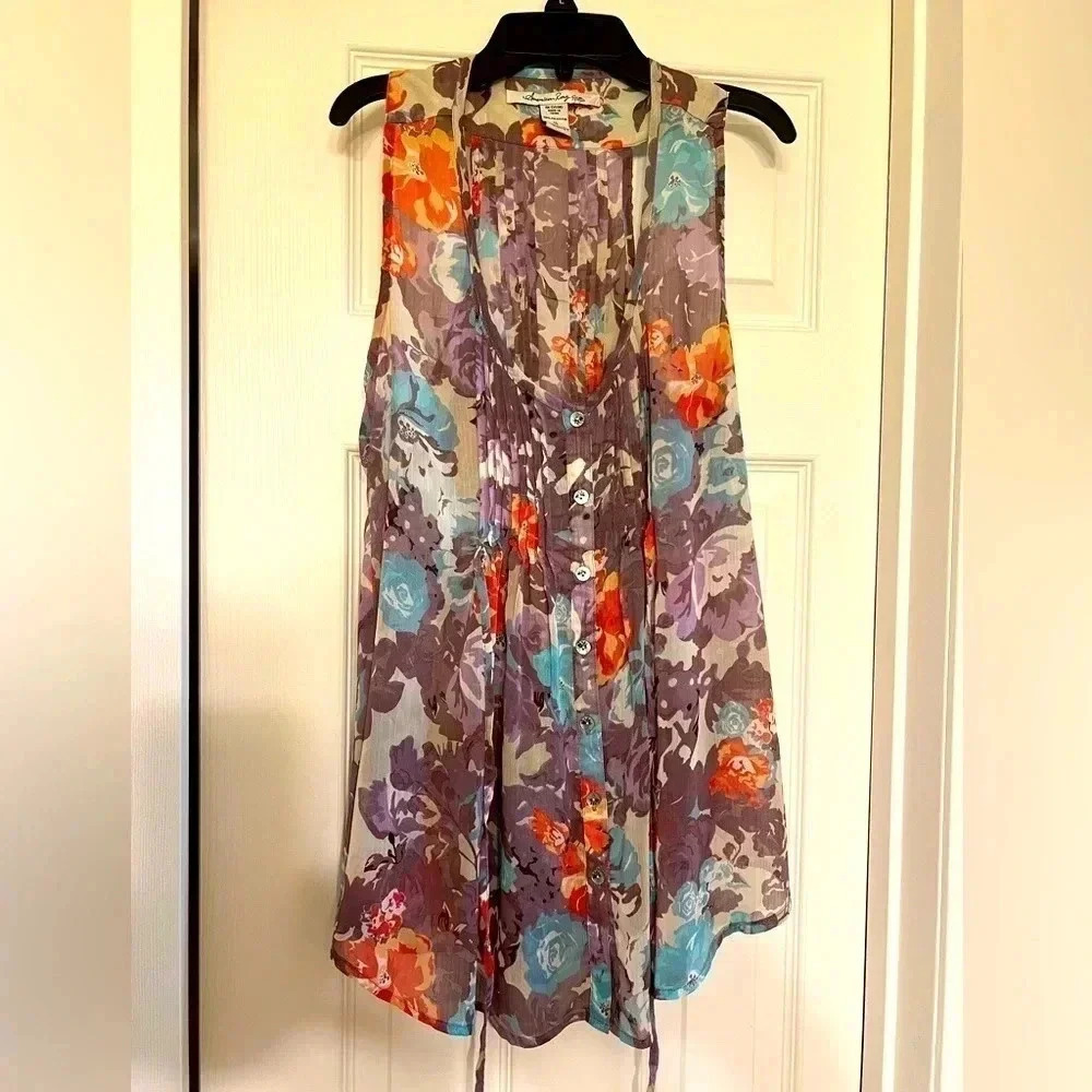 American rag sheer tank top